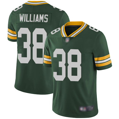 Green Bay Packers Limited Green Men #38 Williams Tramon Home Jersey Nike NFL Vapor Untouchable